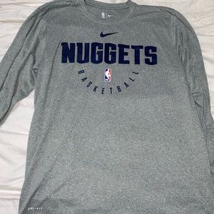 Nike Nuggets Long Sleeve Shirt Men’s Large